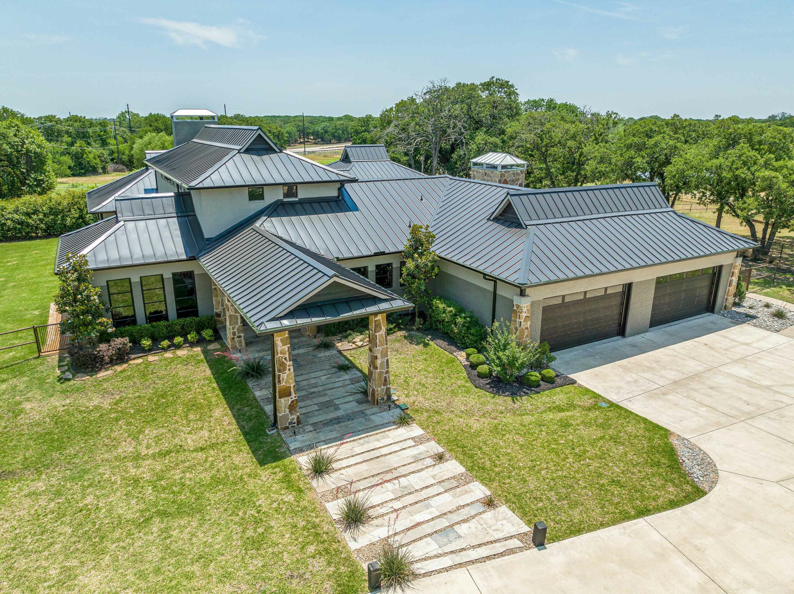 Finished roof repair funded by a homeowners roof insurance claim in Southlake