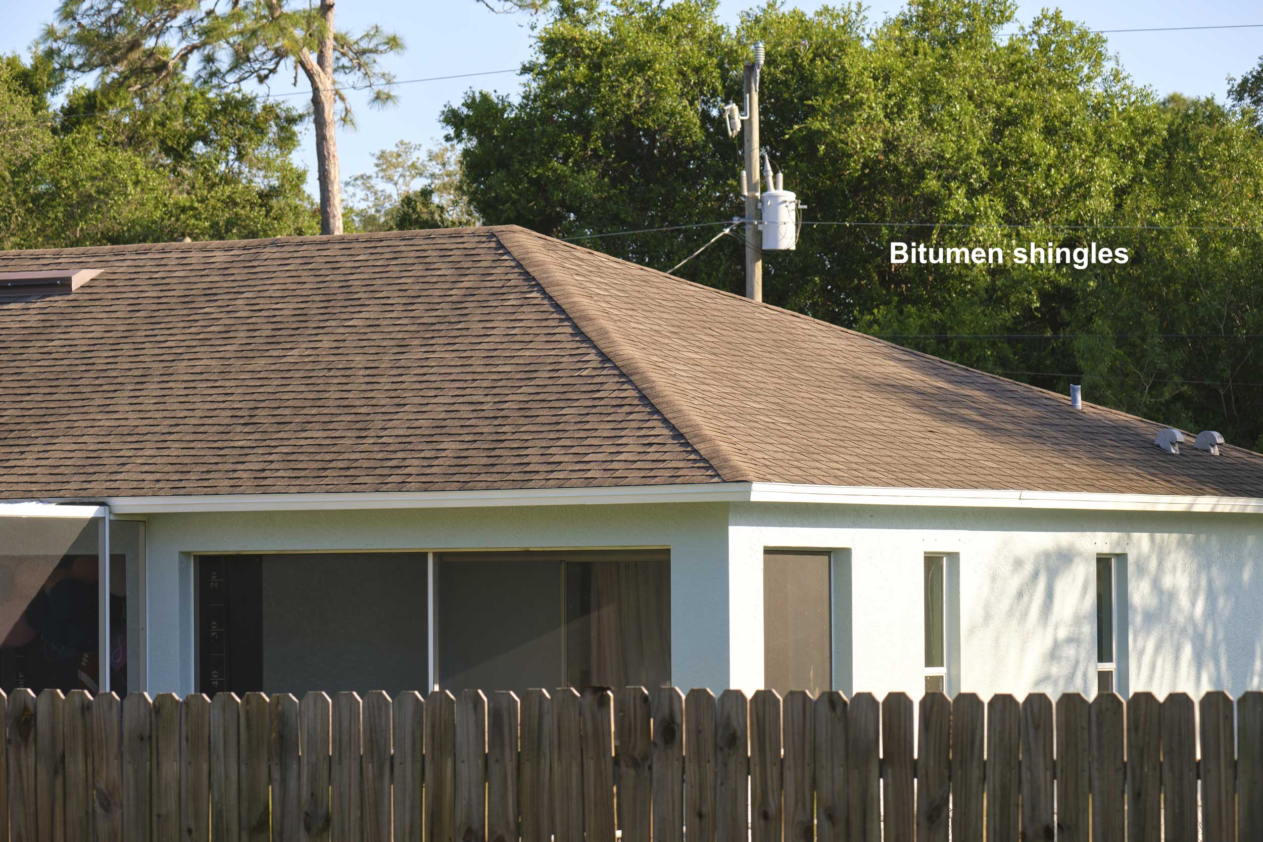 Completed emergency roof repair on a Fort Worth home by Hart Roofing